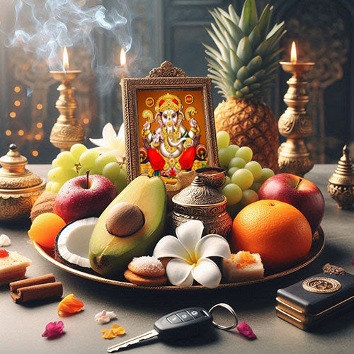 Puja for Buying New Vehicle